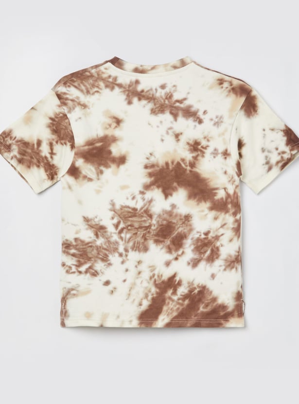 FAME FOREVER Boys Tie & Dye Graphic T-shirt