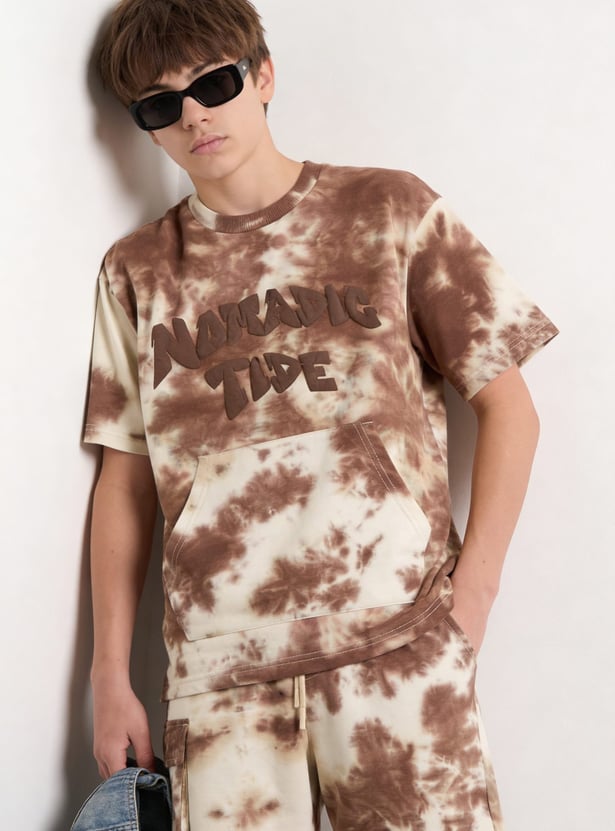 FAME FOREVER Boys Tie & Dye Graphic T-shirt