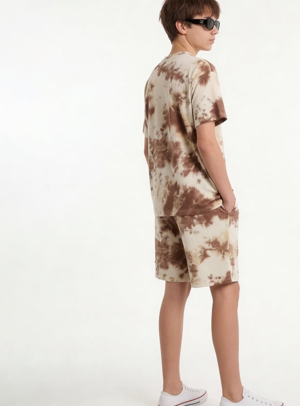 FAME FOREVER Boys Tie & Dye Graphic T-shirt