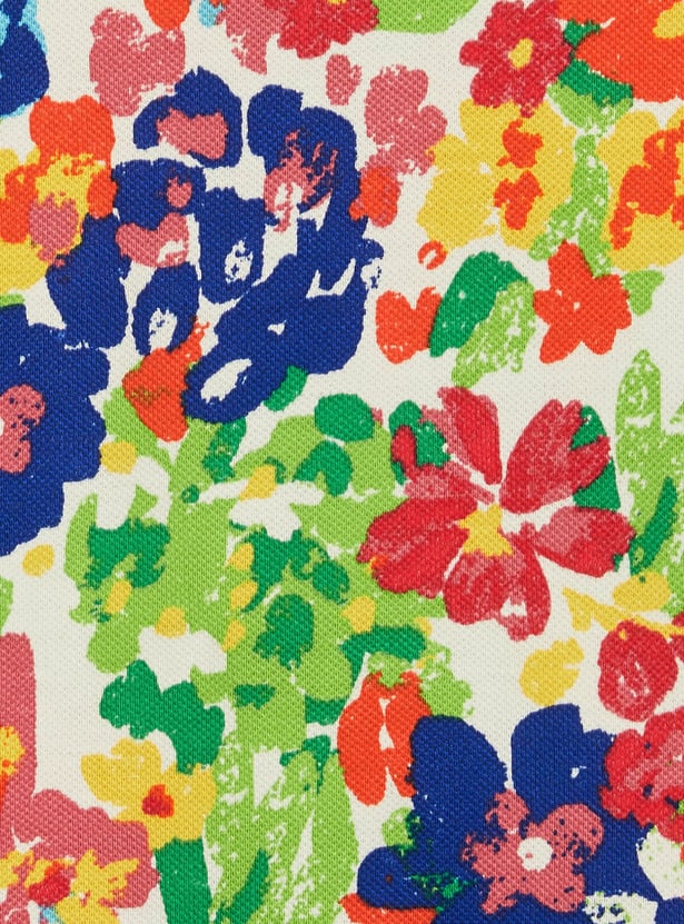 UNITED COLORS OF BENETTON Girls Printed Polo Dress