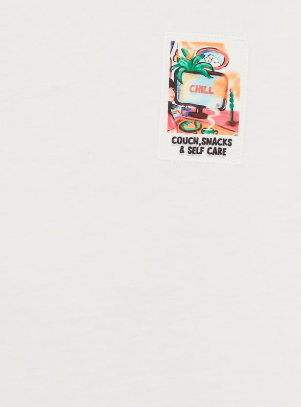 UNITED COLORS OF BENETTON Girls Graphic Print T-shirt