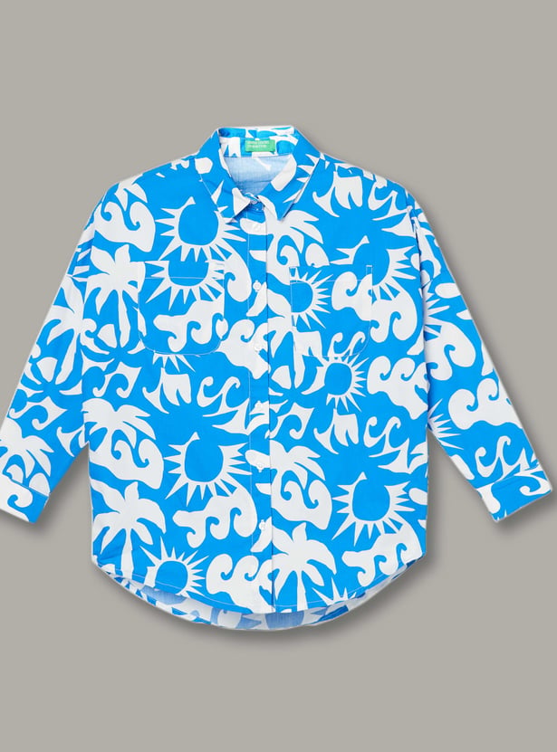 UNITED COLORS OF BENETTON Girls Printed Shirt