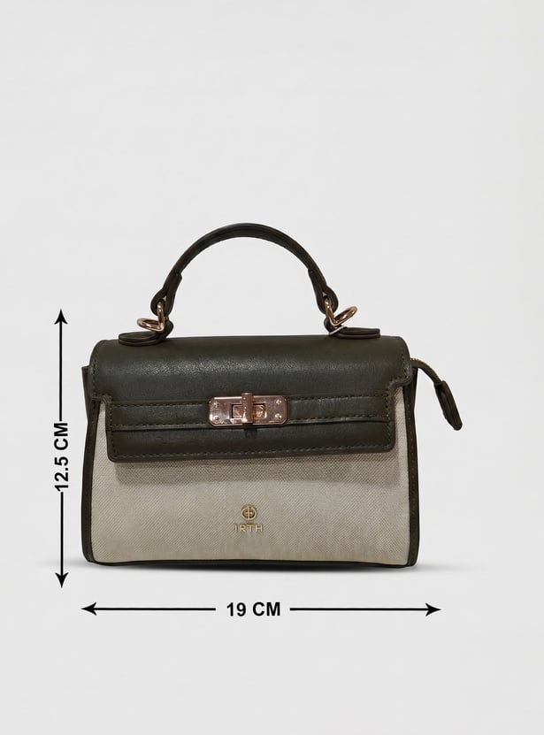 IRTH Colourblock Handheld Bag