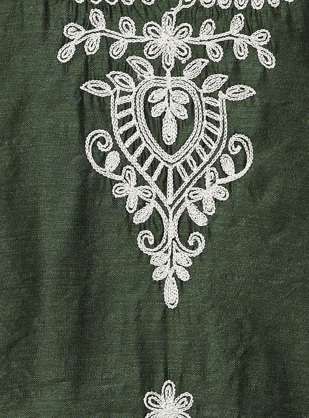 LIBAS Embroidered Straight Kurta