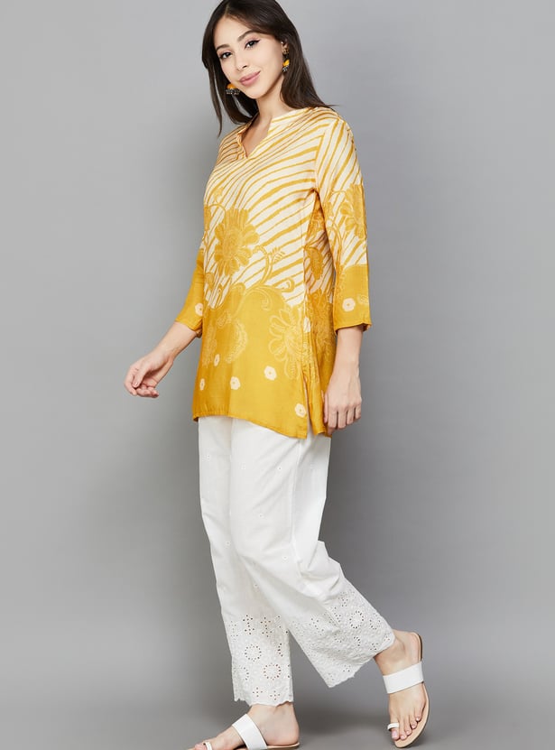 LIBAS Ethnic Motif Straight Kurti