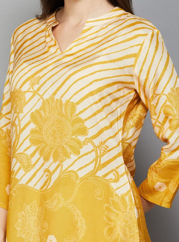 LIBAS Ethnic Motif Straight Kurti