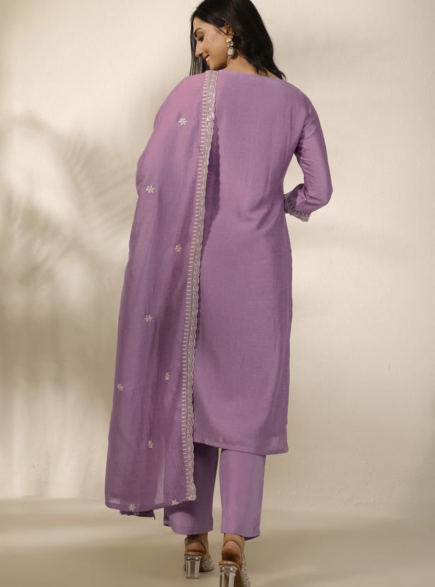LIBAS Embroidered Kurta Set