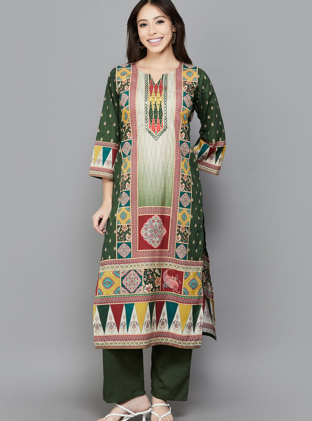 LIBAS Ethnic Motif Kurta Set