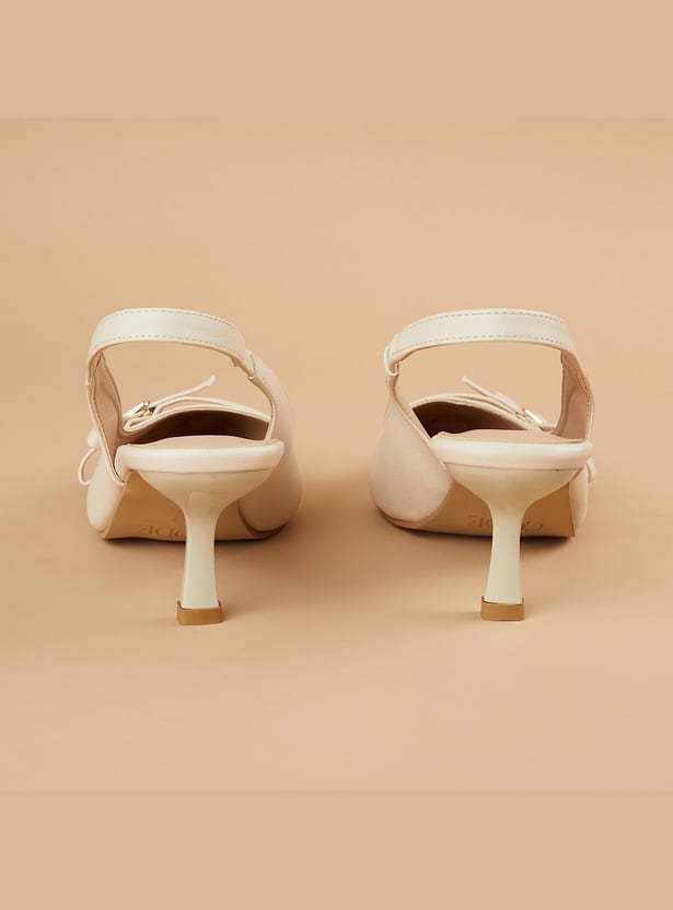 CODE Textured Kitten Heels