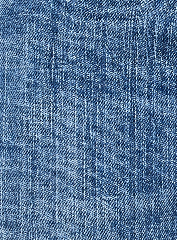 FLYING MACHINE Whiskered Straight Fit Jeans