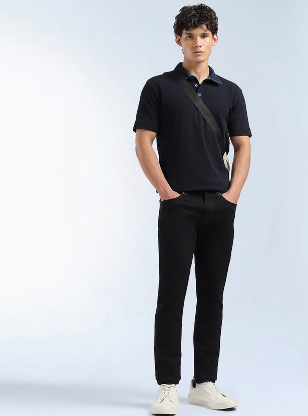 FLYING MACHINE Solid Jackson 17 Jeans (Skinny)