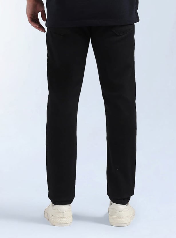FLYING MACHINE Solid Jackson 17 Jeans (Skinny)