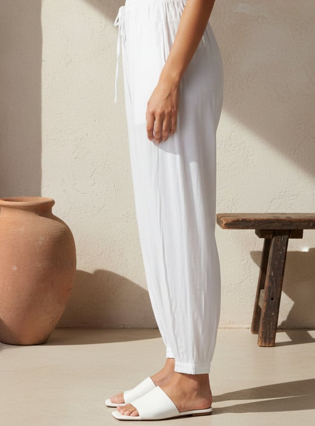 AURELIA Solid Salwar Pants