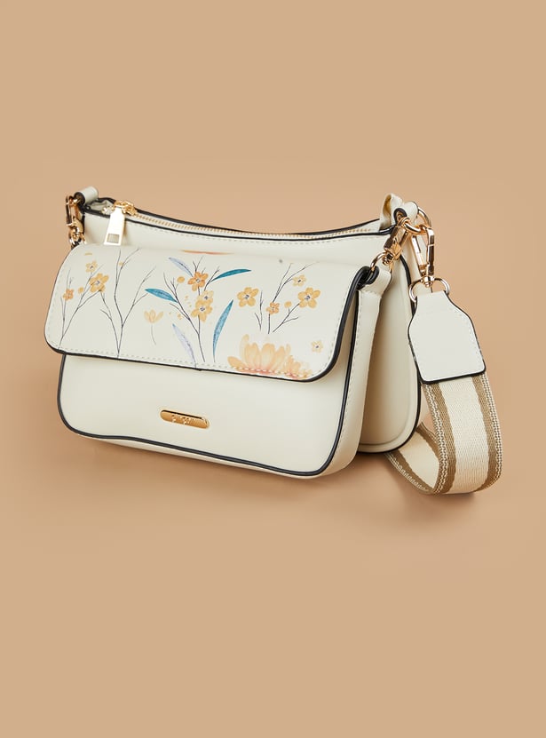 GINGER Floral Print Sling Bag
