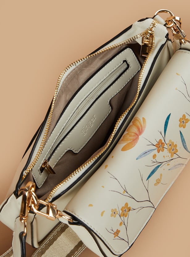GINGER Floral Print Sling Bag