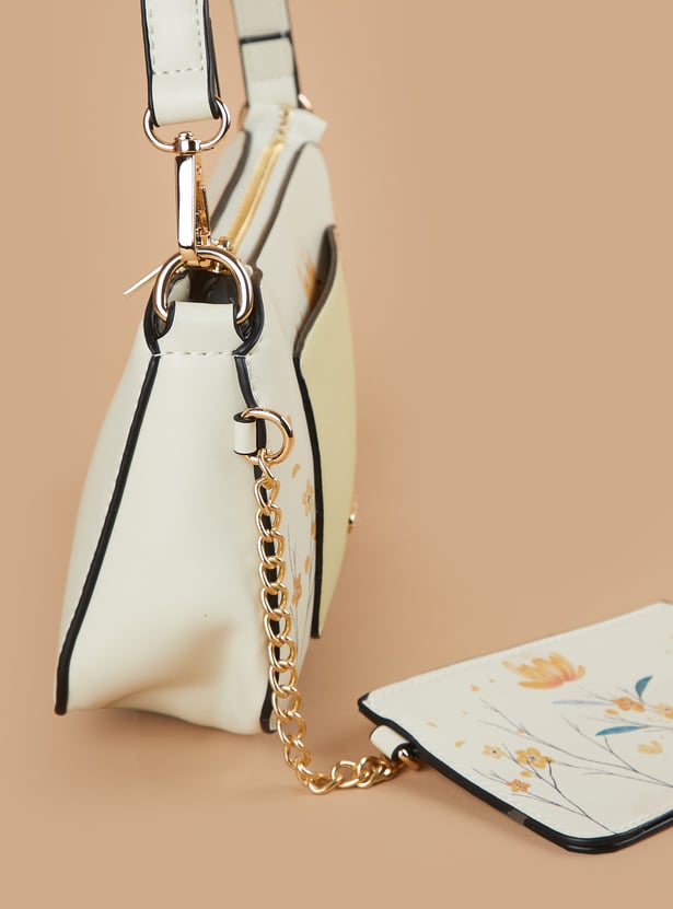 GINGER Floral Print Sling Bag