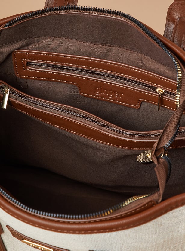 GINGER Textured Handheld Bag