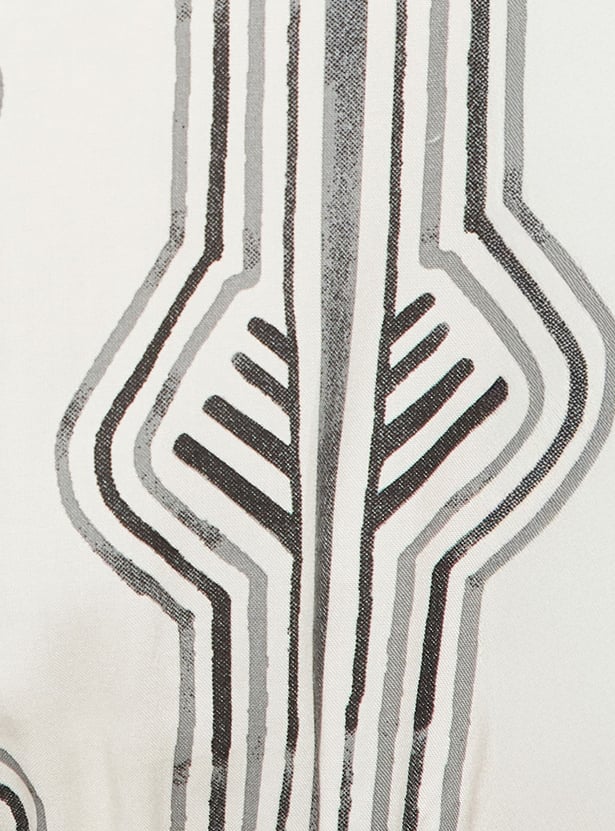 FAME FOREVER Printed Midi Dress