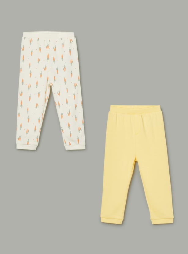 FS MINI KLUB Boys Assorted Joggers - Pack of 2