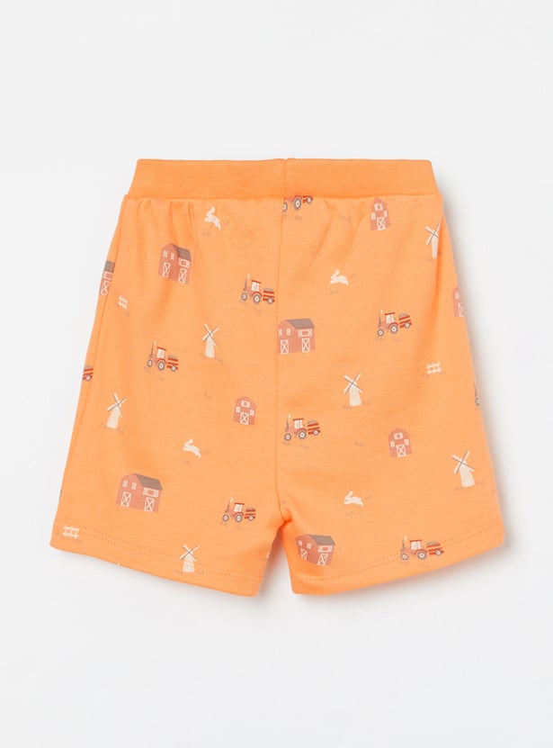 FS MINI KLUB Boys Assorted Shorts - Pack of 2