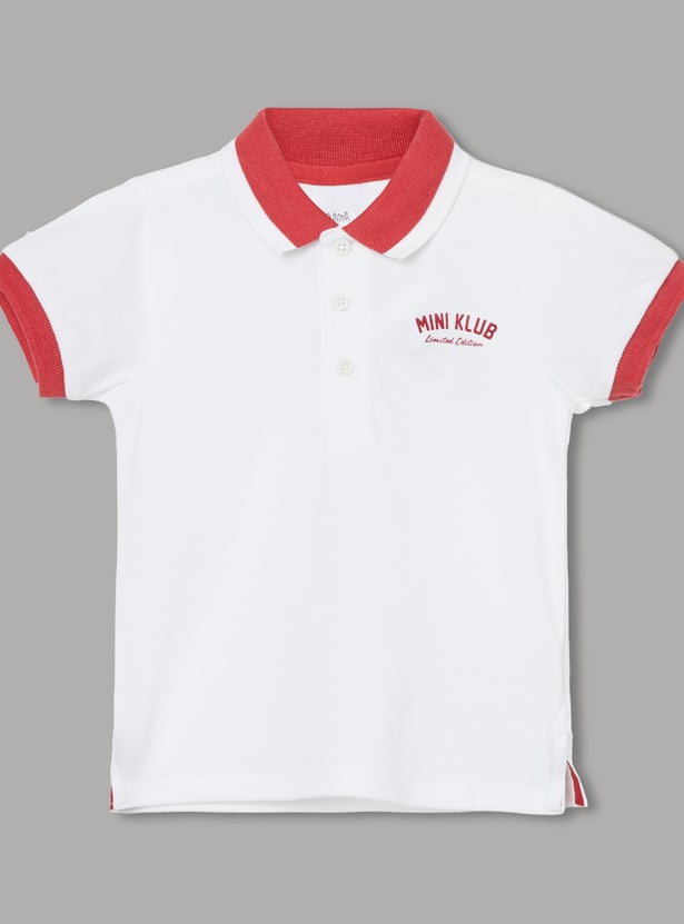 FS MINI KLUB Boys Solid Polo T-shirt