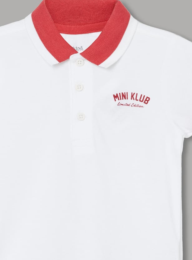 FS MINI KLUB Boys Solid Polo T-shirt