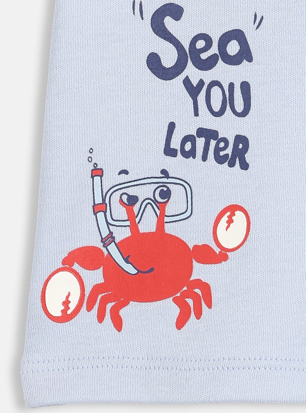 FS MINI KLUB Boys Printed T-shirt - Pack of 2