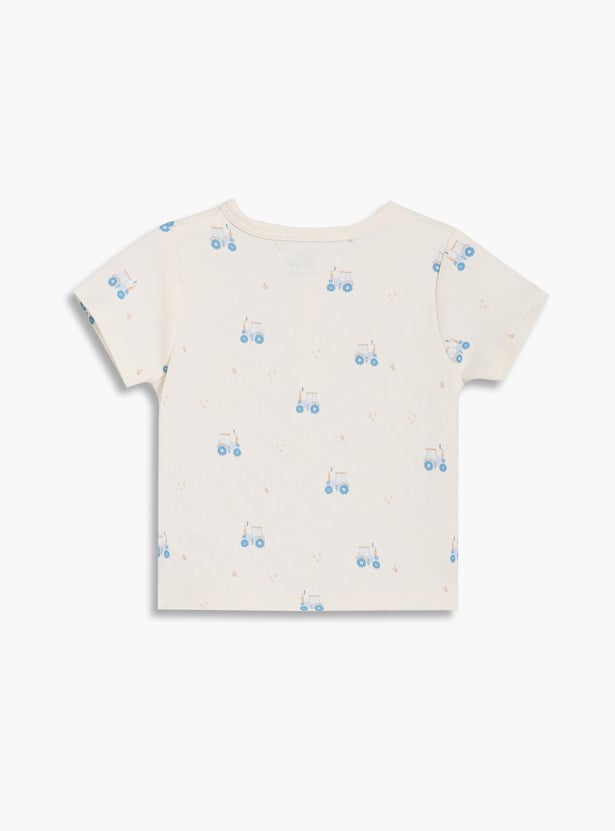 FS MINI KLUB Boys Printed T-shirt - Pack of 2