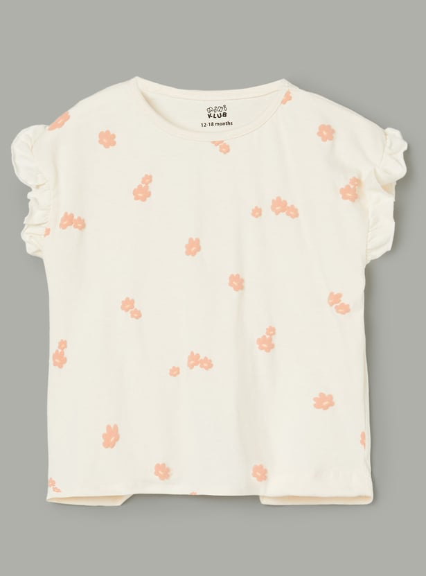 FS MINI KLUB Girls Printed Infant Basic Set