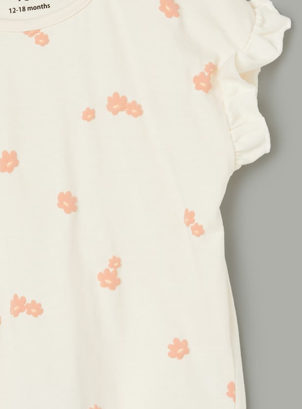 FS MINI KLUB Girls Printed Infant Basic Set
