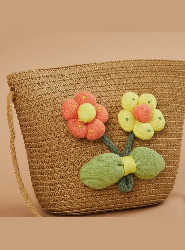 FAME FOREVER Girls Floral Sling Bag