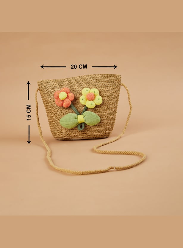 FAME FOREVER Girls Floral Sling Bag