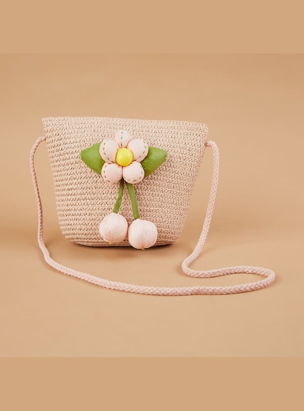 FAME FOREVER Girls Floral Sling Bag