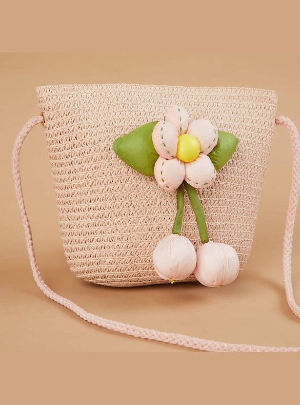 FAME FOREVER Girls Floral Sling Bag