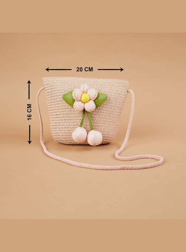 FAME FOREVER Girls Floral Sling Bag