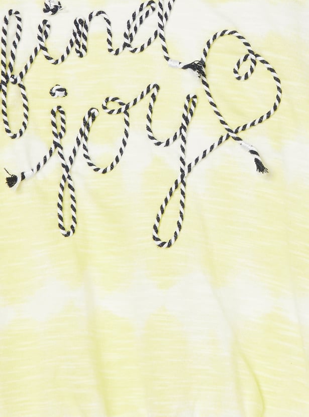 FAME FOREVER Girls Tie & Dye T-shirt