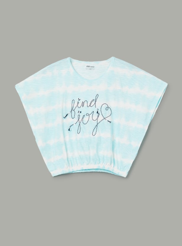 FAME FOREVER Girls Tie & Dye T-shirt