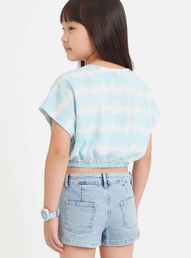 FAME FOREVER Girls Tie & Dye T-shirt