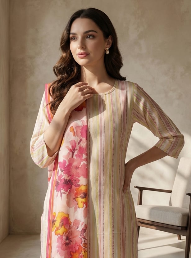 AURELIA Floral Print Dupatta
