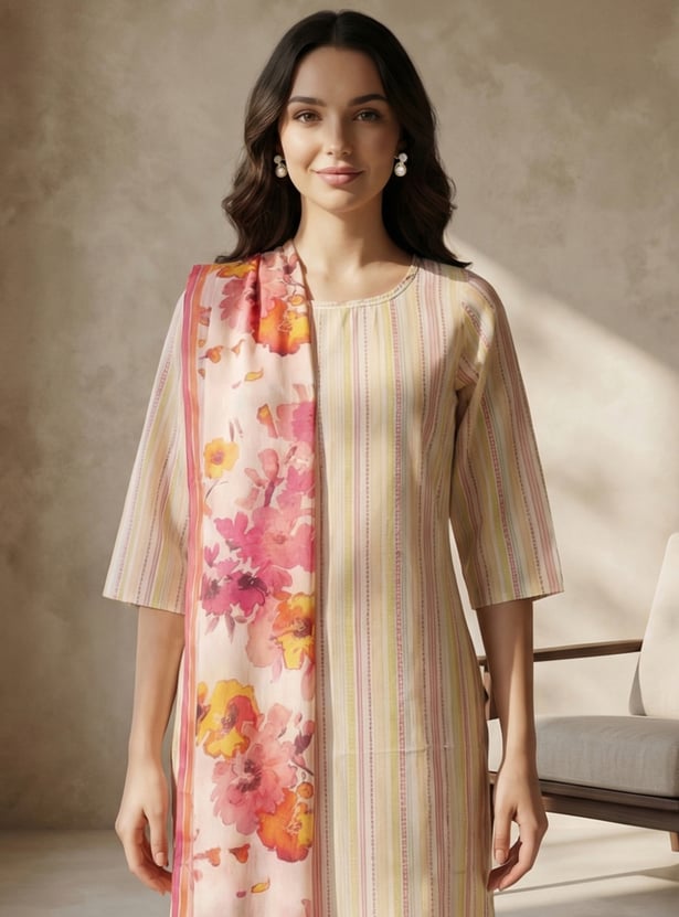 AURELIA Floral Print Dupatta