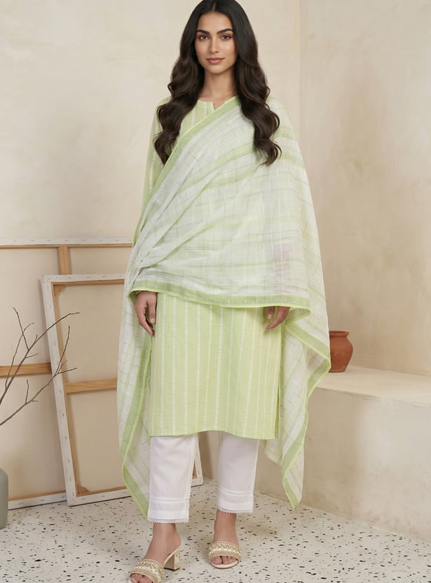 AURELIA Checked Dupatta