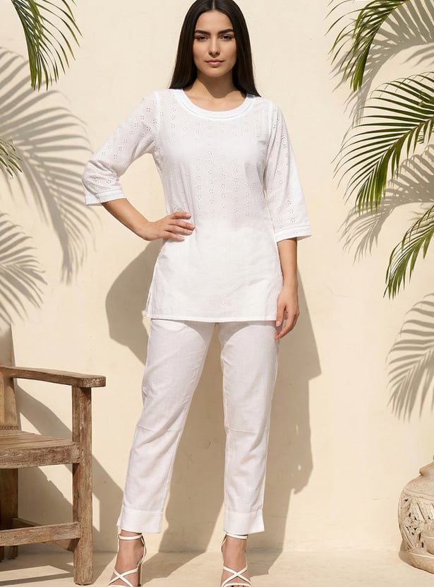 AURELIA Schiffli Top