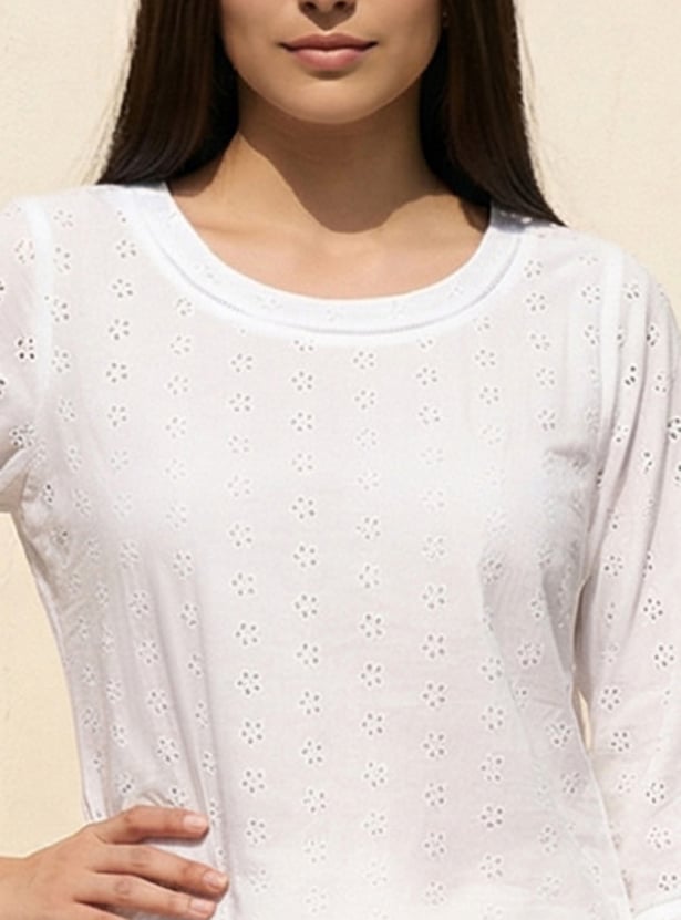 AURELIA Schiffli Top