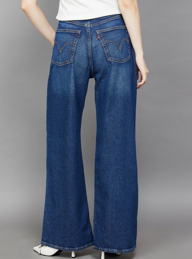 LEVI'S Washed Flared Jeans