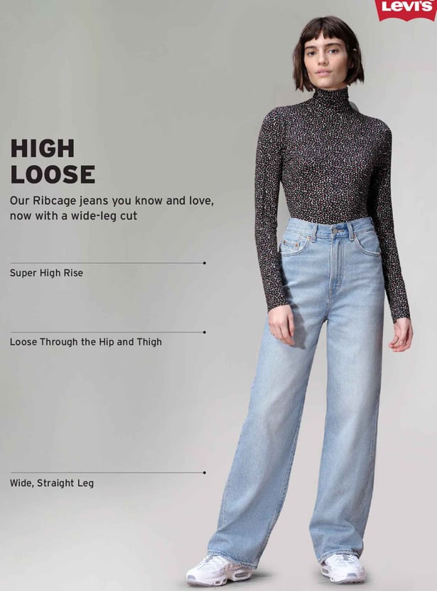 LEVI'S Solid Relaxed Fit Jeans