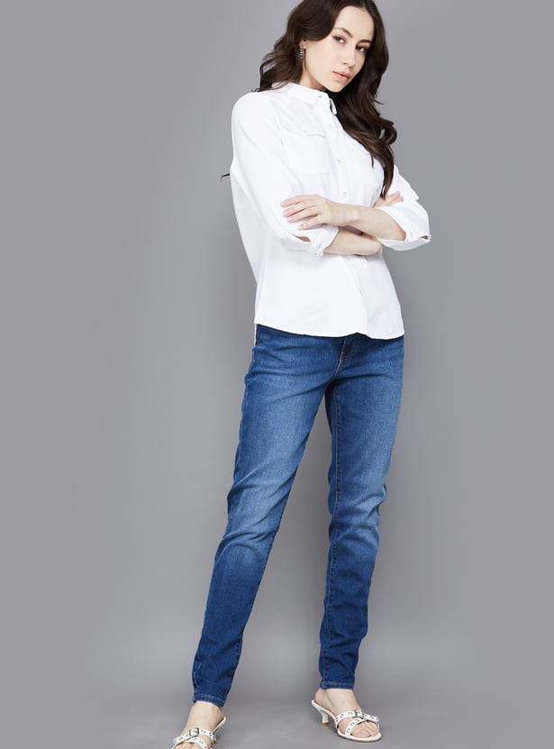 LEVI'S Solid Skinny Jeans