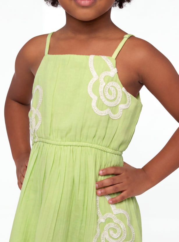 FAME FOREVER Girls Embroidered Dress