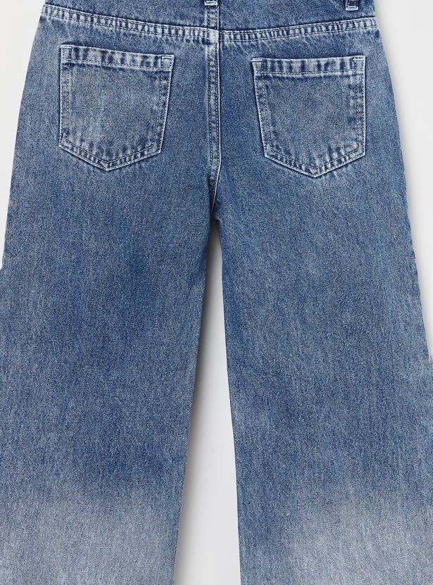 FAME FOREVER Girls Embellished Jeans