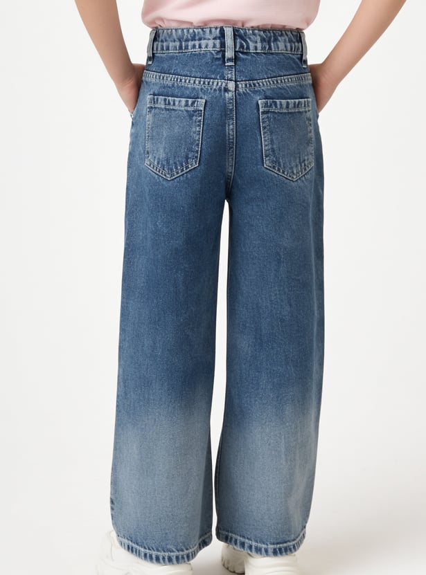 FAME FOREVER Girls Embellished Jeans