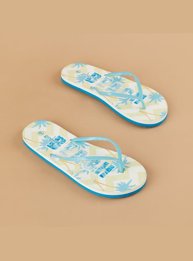 GINGER Printed Flip Flops